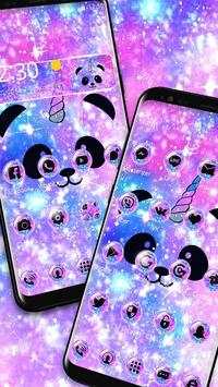 Unicorn Panda Galaxy Theme screenshot 3