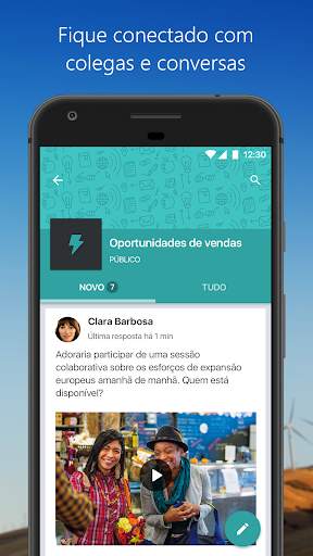 Yammer screenshot 1