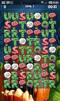ZOMBIE ALPHABET MATCH 3 GAMES screenshot 4