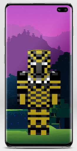 Black Panther Minecraft Skin screenshot 1
