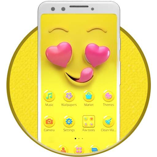 Yellow Smile Love Face Theme 1.1.2