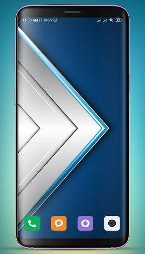 Silver wallpaper HD screenshot 3