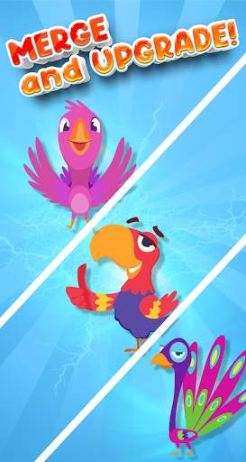 Merge Birds - Idle Manager Tycoon स्क्रीनशॉट 1