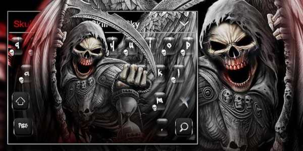 Death Devil Blood Skull Keyboard Theme screenshot 5