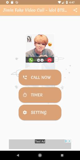 Call with Jimin from BTS - Fake Video Call Jimin screenshot 6