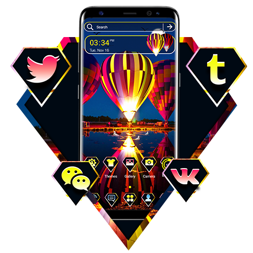 Air Balloon Theme Launcher icon