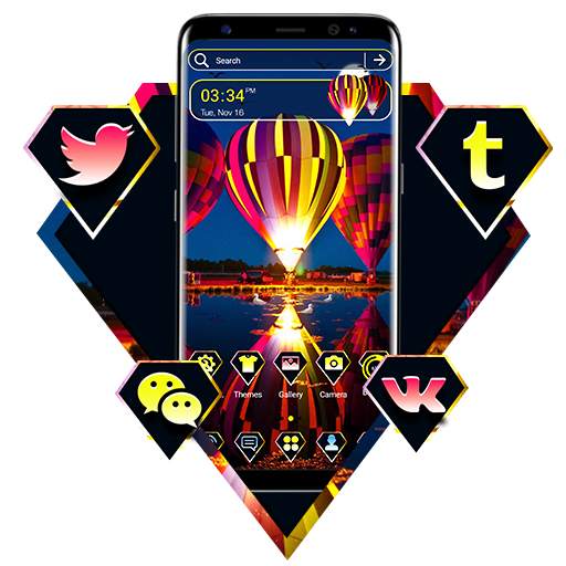 Air Balloon Theme Launcher 1.0