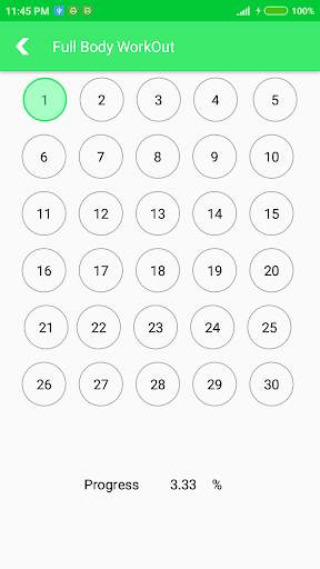 30 days fitness Workout - Workout at Home screenshot 1