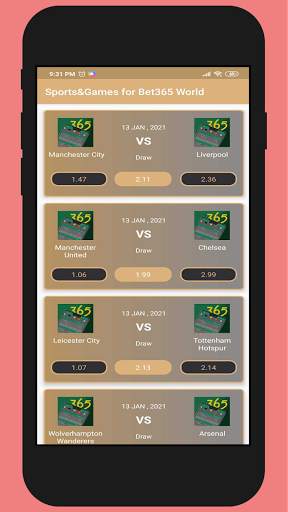 Sports&Games for Bet365 World screenshot 2
