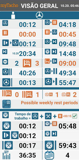 Mini Manager Assistent de tacógrafo e caminhoneiro screenshot 3