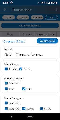 Income Expense Manager screenshot 5