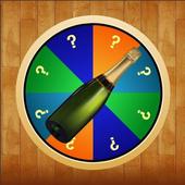 Spin bottal funny game icon