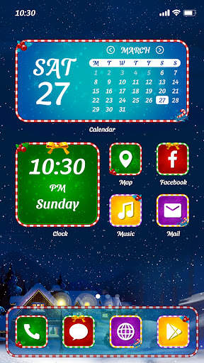 Wow Christmas Candy Theme screenshot 1