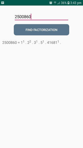 HCF and LCM Factorization Fraction Percentage calc screenshot 3