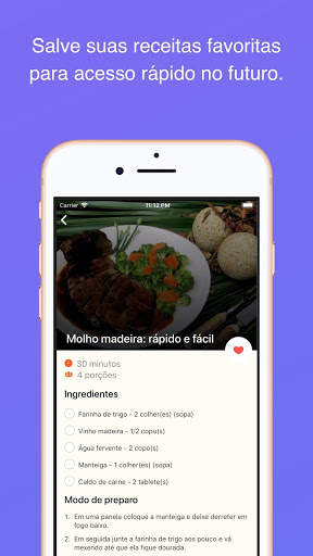 Mini Receita - Receitas fáceis, rápidas e práticas स्क्रीनशॉट 2