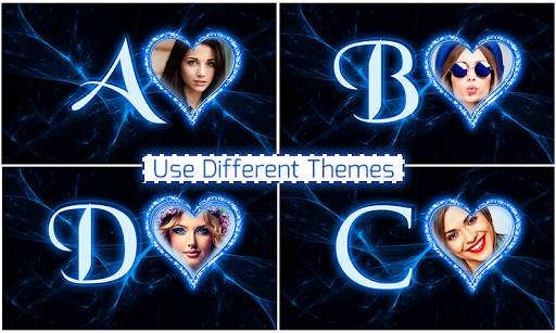 Lighting Text Photo Frames screenshot 2