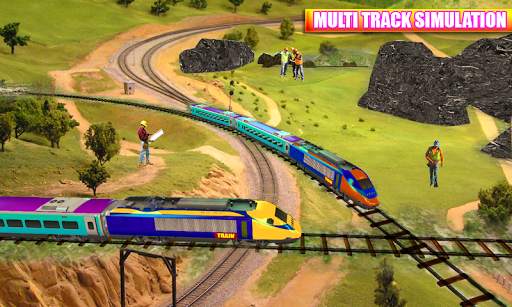 Euro Train Driving Simulation 3D: Free Train Games screenshot 5