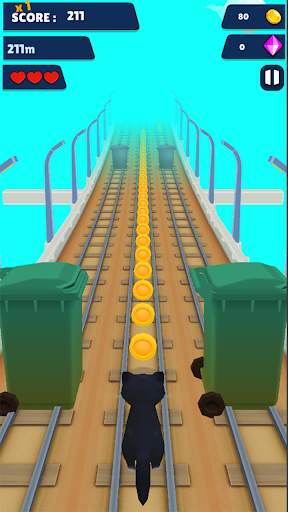 Cat Run 3D screenshot 1