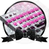 Glitter Black Bow Theme 10001002