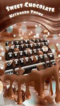 Sweet Chocolate Keyboard Theme screenshot 2