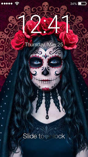 Santa Muerte  Screen Lock 1 تصوير الشاشة
