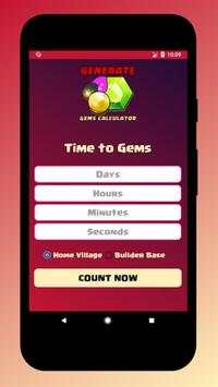 Free Gems for Clash Calc screenshot 4