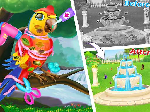 Princess flower garden - Cleaning & decoration screenshot 2