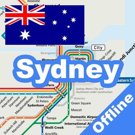 Sydney Metro, Train, Bus, Ferry Map Offline 2.0.1