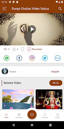 Durga Maa Video Status - Mata Devi Bhajan & Songs screenshot 4