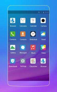 Theme For Vivo Y21L Purple Style Wallpaper screenshot 2