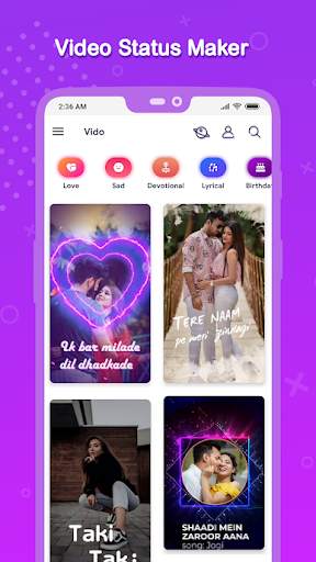 MV Status Maker - Magic Video Maker & Video Editor screenshot 1
