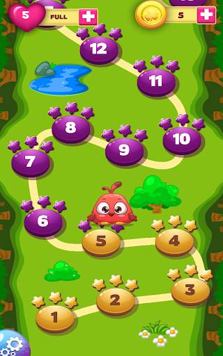 Tiny Bird Bubble Land Egg Hunt screenshot 15