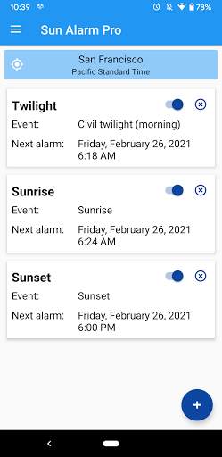 Sun Alarm 1 تصوير الشاشة