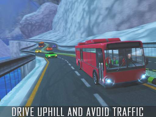 Tourist Coach Bus Uphill Driving screenshot 11