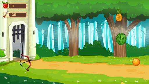 Fruit Splash Tiro con l'arco screenshot 2