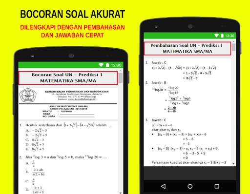 UN MATEMATIKA SMA/MA 2020 screenshot 3