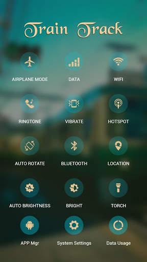 Train Track APUS Launcher Theme screenshot 3