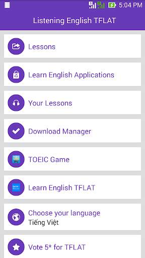 English Listening TFlat скриншот 2