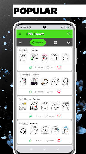 Flork Stickers for whatsapp screenshot 3