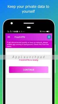 Fresh VPN - Free Unlimited VPN screenshot 2