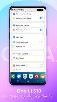 S10 Launcher One UI - Launcher for Galaxy Theme screenshot 5