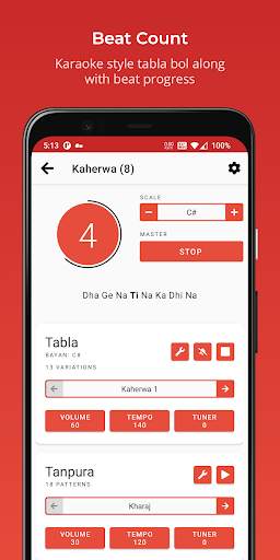 Rhythm with Tabla & Tanpura screenshot 2
