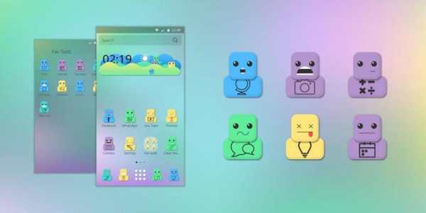 Cute Face Theme screenshot 1