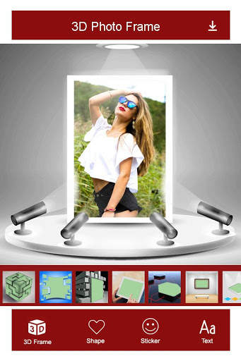 3D Photo Frame : Photo Editor 3 تصوير الشاشة