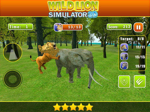 Wild Angry Lion Revenge Sim 3D स्क्रीनशॉट 24