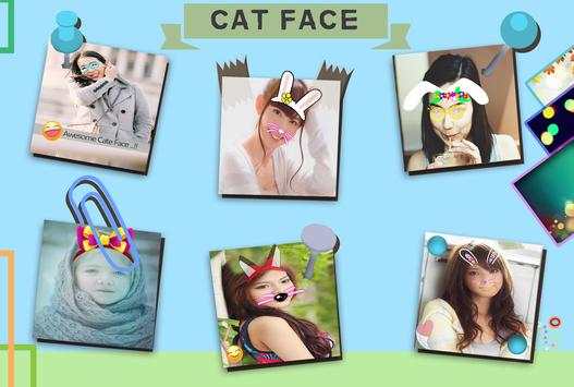 Cat Face Photo Editor screenshot 1
