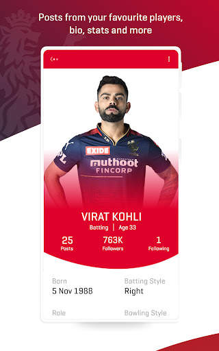 RCB Official- Live IPL Cricket screenshot 14