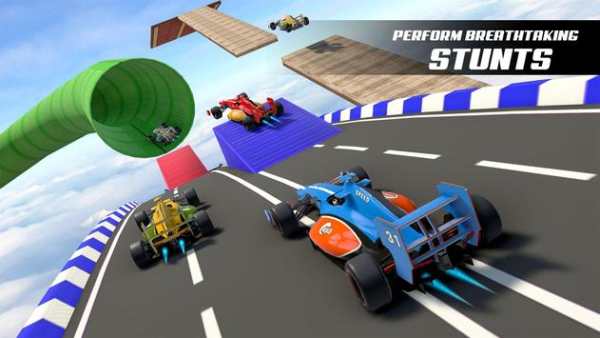 Extreme Speed Formula Racing Car stunts: Car games screenshot 2