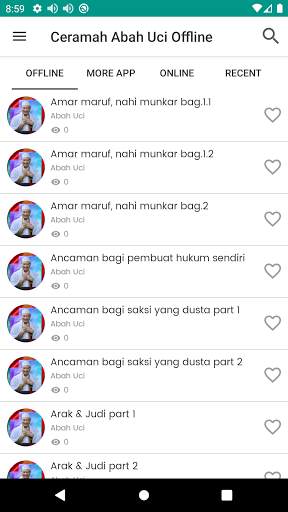 Ceramah Abah Uci Offline screenshot 1