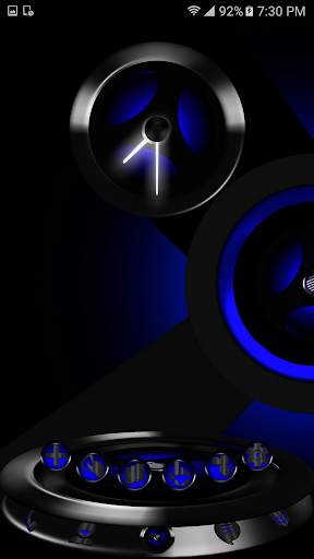 Akila blue Next Launcher theme screenshot 1